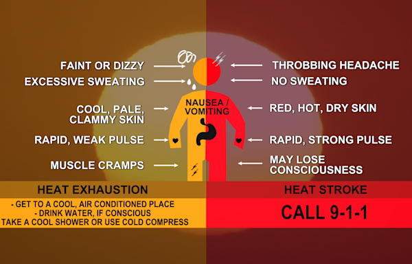 Heat stroke symptoms: What to watch for during Seattle's heat wave