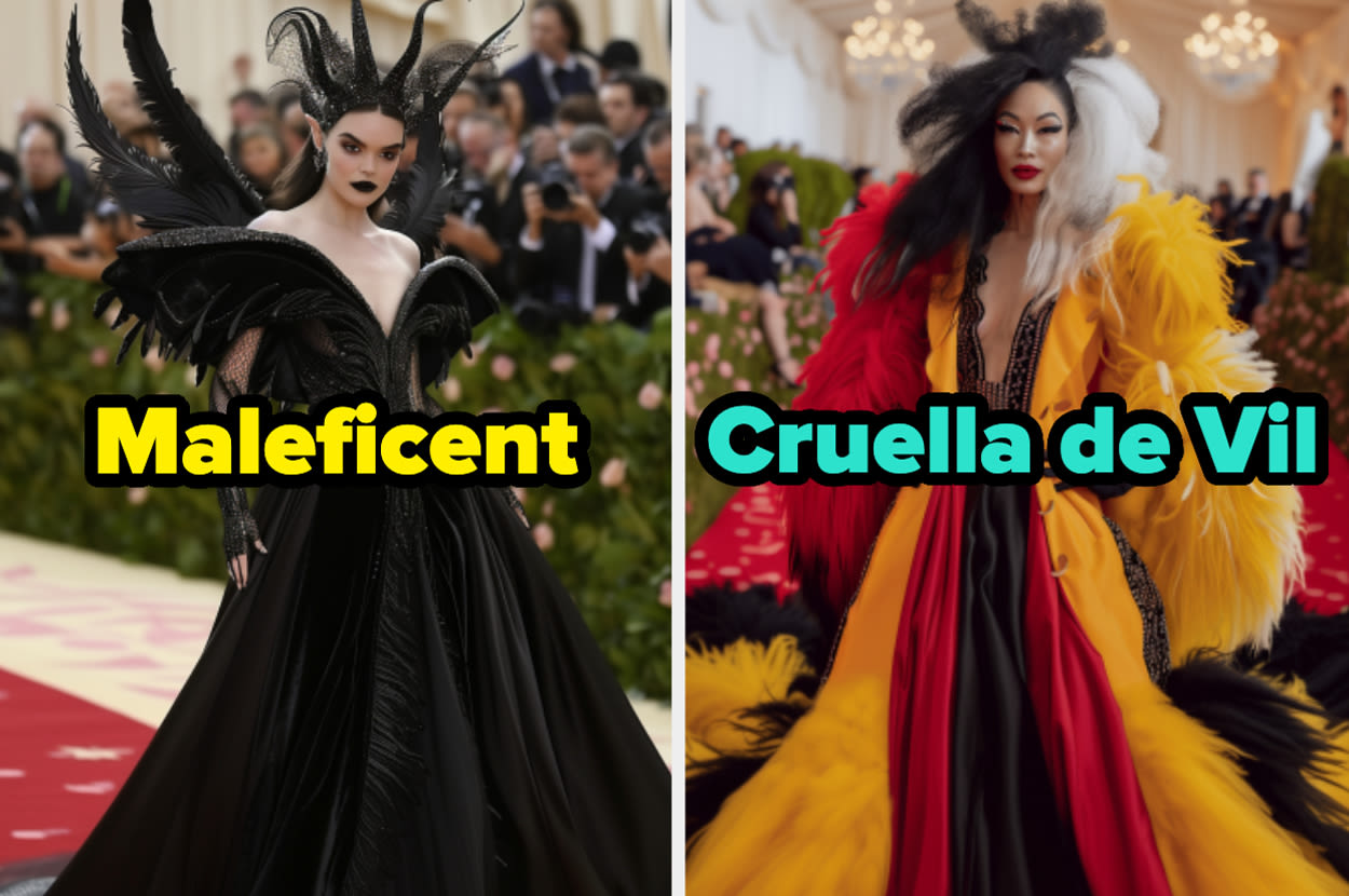 I Asked AI To Show Me Disney Villians-Inspired Met Gala Looks, And The Results Are Wickedly Fabulous