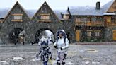 VIDEO | Una nevada sorprendió en el centro de Bariloche