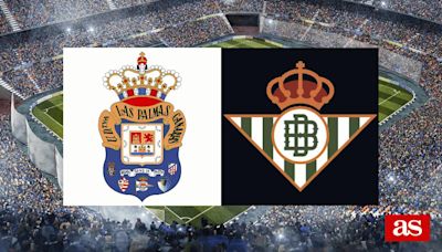 Las Palmas vs Betis: estadísticas previas y datos en directo | LaLiga EA Sports 2023/2024