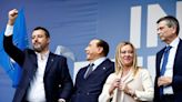 Meloni and Berlusconi take the stage as Italy's right eyes victory