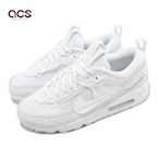 Nike 休閒鞋 Wmns Air Max 90 Futura 女鞋 白 Triple White 小白鞋 DM9922-101