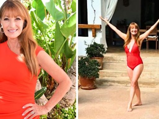 Bond icon Jane Seymour, 73, shows off her ageless figure in swimsuit