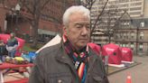 'We're here to save lives': actor Tom Jackson brings clothes to Halifax encampment