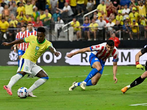 Vinícius Júnior scores twice to lead Brazil to 4-1 win over Paraguay in Copa America group stage