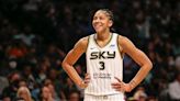 Candace Parker forced a rare own-basket after a bizarre deflection off an opponent ricocheted into the hoop