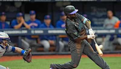 Arozarena hits tying homer off Díaz in 9th, DeLuca's 2-run triple in 10th lifts Rays over Mets 7-6