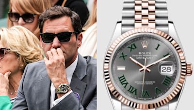 Em Wimbledon, Roger Federer usa Rolex de quase 100 mil reais