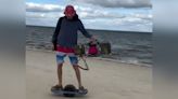 This Guy Made a Surf Winch Out of a Onewheel