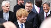 La sonrisa de Ed Sheeran tras ganar el juicio en el que estaba acusado de plagiar una canción de Marvin Gaye