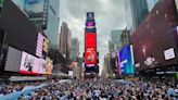 Copa América 2024: miles de argentinos se juntaron en Times Square para alentar a la selección y saludar a Messi en su cumpleaños