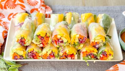 Vibrant Rainbow Summer Rolls Recipe