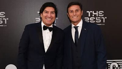 "Siempre me hablaba": Javier Zanetti revela su amor por Colo Colo gracias a Iván Zamorano