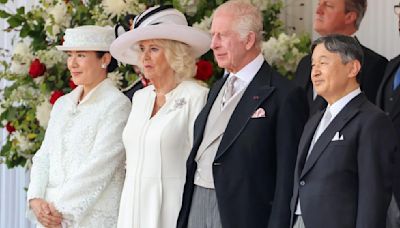 Los reyes Carlos y Camila reciben a los emperadores de Japón en su visita al Reino Unido