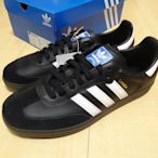 adidas 愛迪達 ORIGINALS SAMBA OG 三葉草金箔壓印麂皮運動休閒鞋BLACKPINK B75807