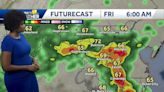 Thunderstorms and heavy rain for impact weather Thursday