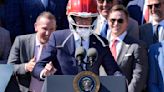 Biden hosts the Super Bowl champion Kansas City Chiefs and breaks unofficial rule about headwear