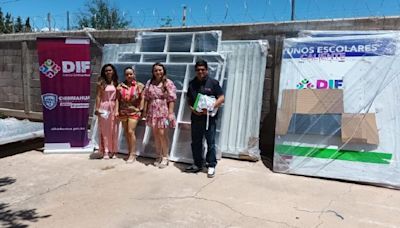 Equipa DIF con cocina a escuelas de Parral, Jiménez y Moris