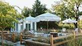 Emily Henderson’s new backyard centers around a 'surprise water feature' that can be enjoyed all year round