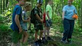 At Frog Hollow Nature Area, day campers learn in nature's classroom