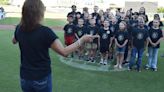 Town Creek students sing national anthem to open GreenJackets game