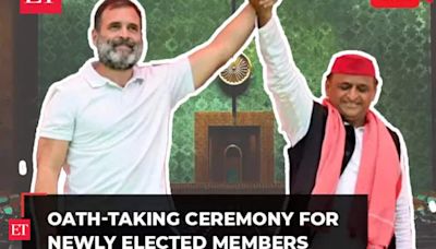 Parliament session day 2: Rahul Gandhi, Akhilesh Yadav among many to take oath in Lok Sabha | Live