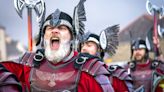 A "Festa do Fogo" dos vikings voltou às Shetlands após dois anos congelada