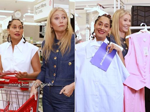 Watch Gwyneth Paltrow and Tracee Ellis Ross Shop at Target and Buy Matching Outfits: 'We Look Drunk'