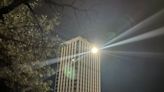 Spotlights on old ‘Bank of the West’ building keeping one Albuquerque neighborhood up at night