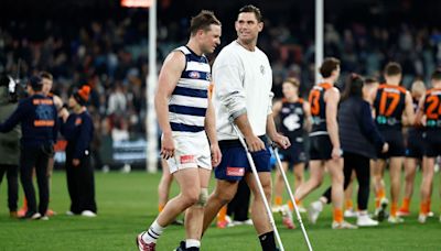 Tom Hawkins sweating on results of foot scans