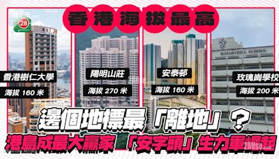 香港海拔最高系列 邊個地標最「離地」？ 港島成最大赢家 對岸「安字頭」生力軍崛起