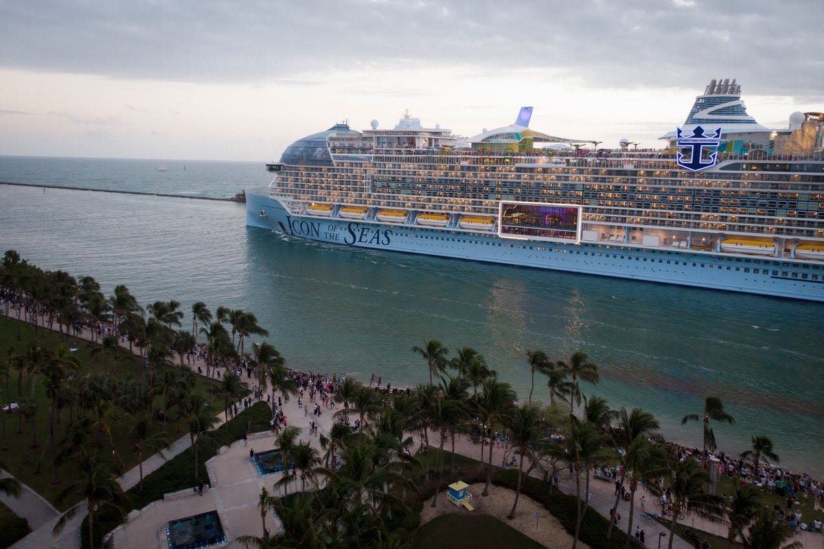 Fire breaks out on world’s largest cruise ship just months after it first set sail