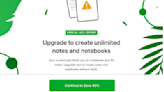 It's official: Evernote will restrict free users to 50 notes