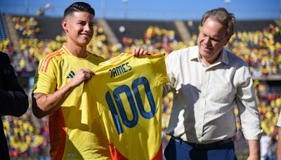 James: “No cualquiera juega 100 partidos para su país”