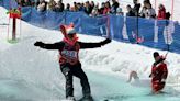 Splash or crash? The hilarious highs and lows of pond skimming at Solitude Mountain Resort