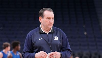 Duke men's basketball coach Mike Krzyzewski had total compensation of $9 million in year he retired