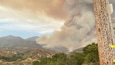 Airport Fire: Fast-moving brush fire likely sparked by Orange County workers