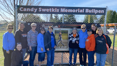 Honoring a legend: Escanaba’s Candy Swetkis Memorial Bullpen