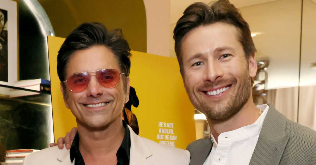 John Stamos Nearly Bares It All in Racy Photo With Glen Powell: 'Have Mercy!'