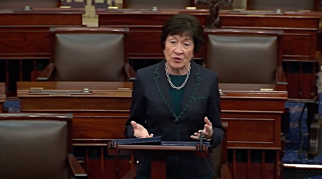 Sen. Collins urges colleagues to back bill requiring military follow state crisis intervention laws