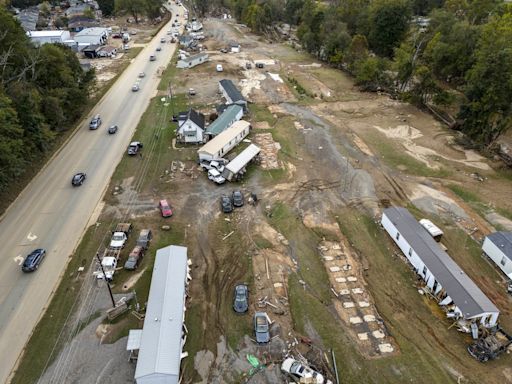 The Latest: Kirk becomes a hurricane as North Carolina reels from Helene