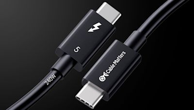 World's first Thunderbolt 5 cable launched, 120 Gbps and 240W charging for $23 — Cable Matters new cable available now