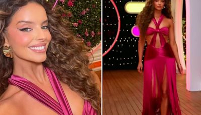 Maura Higgins looks incredible as she goes braless in barely there cut out dress