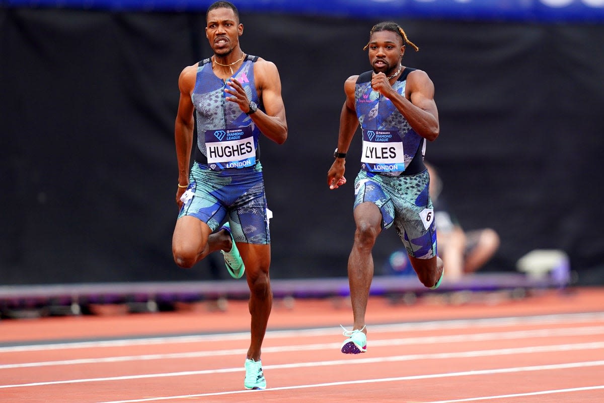 Team GB sprinter Zharnel Hughes fires warning to Noah Lyles after Netflix dig