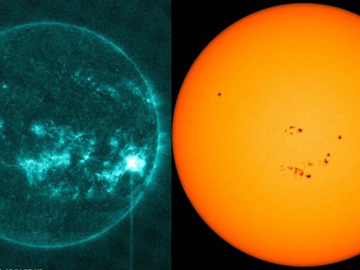 太陽閃焰再度「稍微」密集發生 鄭明典曝2圖證實