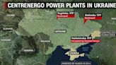 RAW: MAP: RUSSIA DESTROYS UKRAINE'S LARGEST POWER PLANT