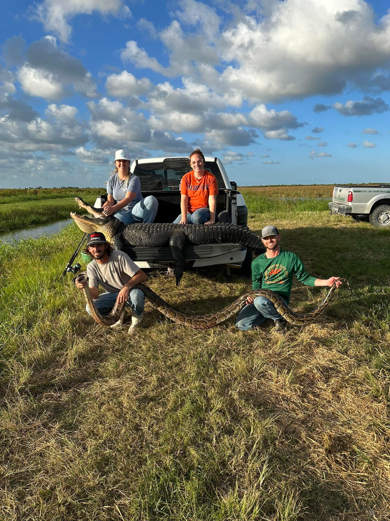 Hunters search for pythons as the snakes keep slithering north in Florida