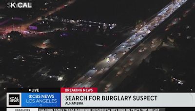 Search for burglary suspects in Alhambra