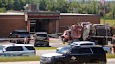 Truck plows into Texas DPS office in "intentional" act, killing 1, officials say