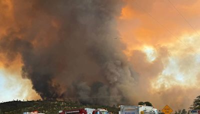 Evacuation shelters set up as firefighters continue battling Pedro Fire near Mariposa